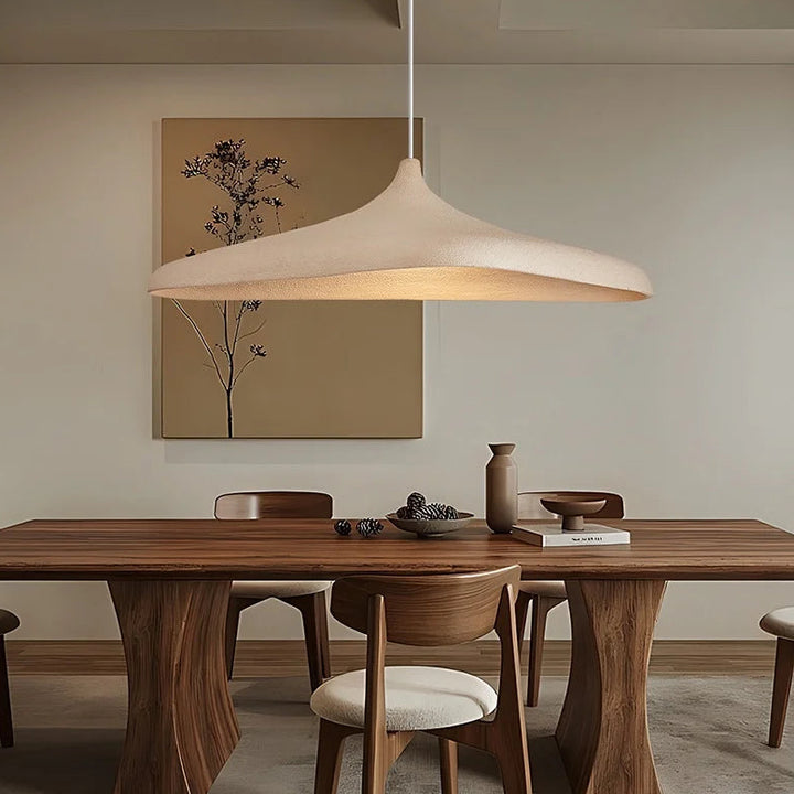 Wabi Sabi Brown Pendant Light – Japanese Minimalist LED Lamp