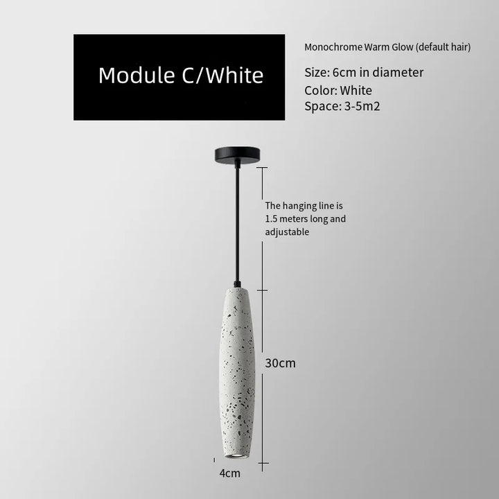 Industrial Waterstone LED Pendant Light – Modern Dining & Kitchen Lamp