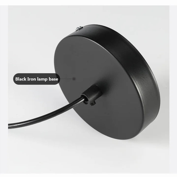 Bauhaus Vintage Orange Pendant Lamp – Retro Iron Light