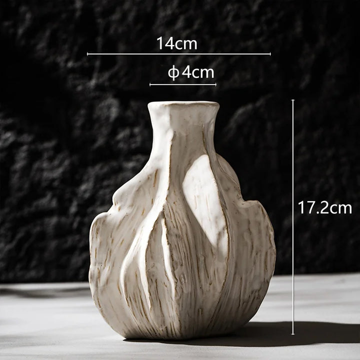 Vintage Ceramic Ikebana Vase – Retro Floral Centerpiece