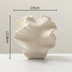 Abstract Ceramic Wrinkle Vase – Modern Decorative Flower Pot