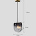 Modern Gradient Glass Pendant Light – Indoor Chandelier