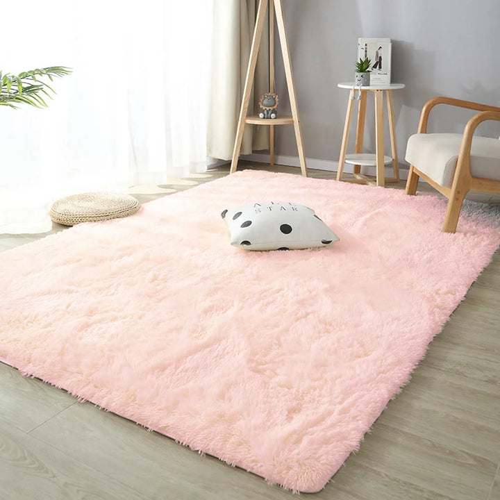 Long Plush Modern Soft Rug for Living Room