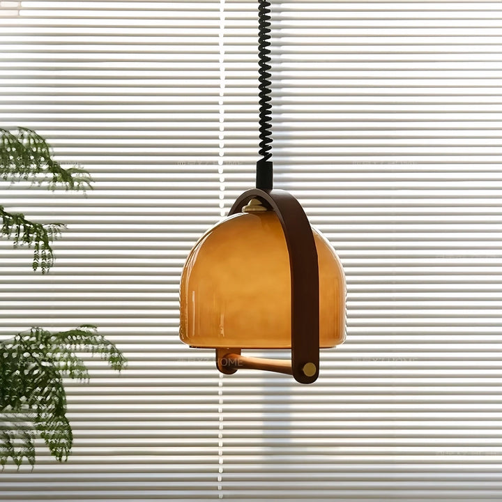 Medieval Glass Pendant Light – Adjustable Indoor Chandelier