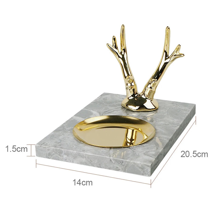 Pitaya Marble Bathroom Set – Luxury Soap Dispenser & Organizer