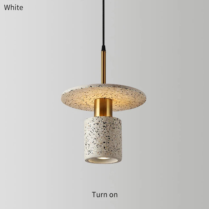 Modern Terrazzo Pendant Lamp for Bedroom & Dining Room