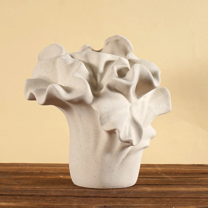 Minimalist Boho Porcelain Flower Vase for Modern Home Decor