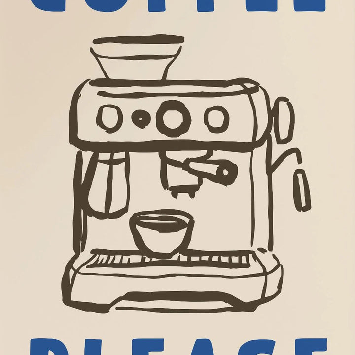 Retro Coffee Poster – Morning Café Canvas Wall Art | Vintage Kitchen & Coffee Lover Home Decor