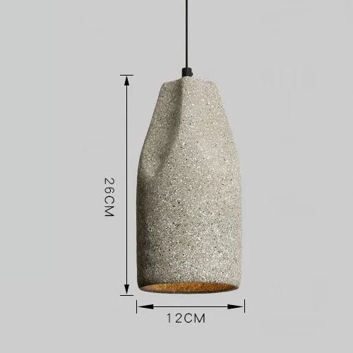 Nordic Industrial Cement Pendant Lamp – LED Chandelier