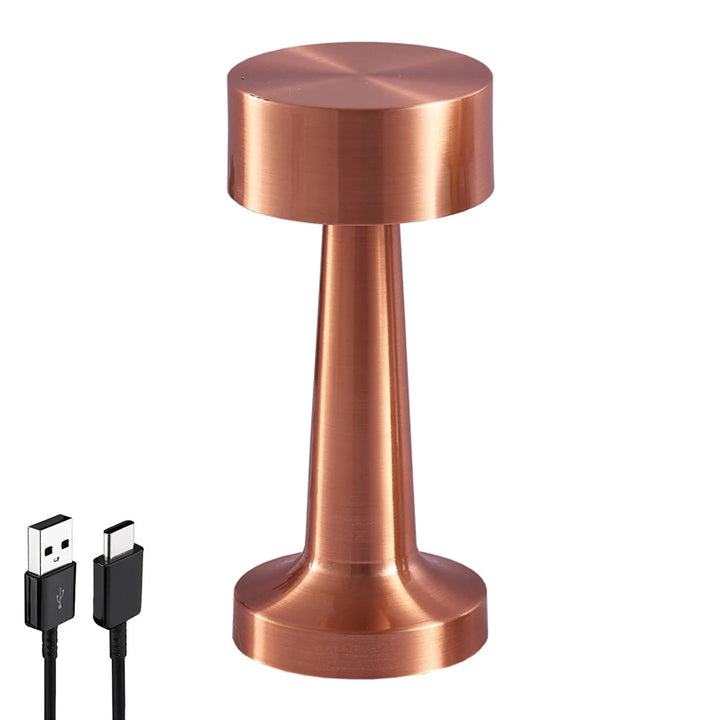 Rechargeable LED Touch Table Lamp – Cordless Bedside & Desk Light for Bedroom, Restaurant & Bar Decor