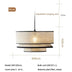 Nordic Wabi Sabi Pendant Lamp – LED Bar Droplight