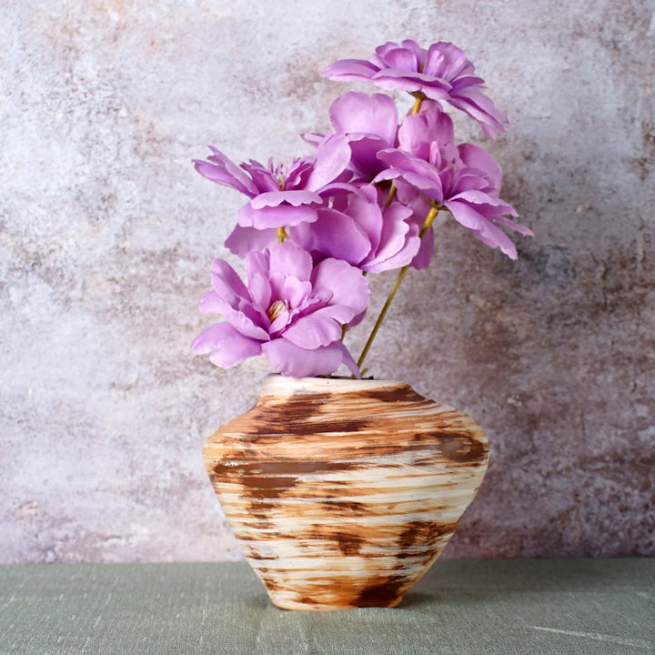 Rustic Ceramic Vase – Textured Pottery for Home Décor