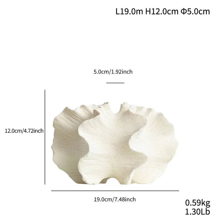 Starfruit Ceramic Vase – Nordic Modern Tabletop Decor