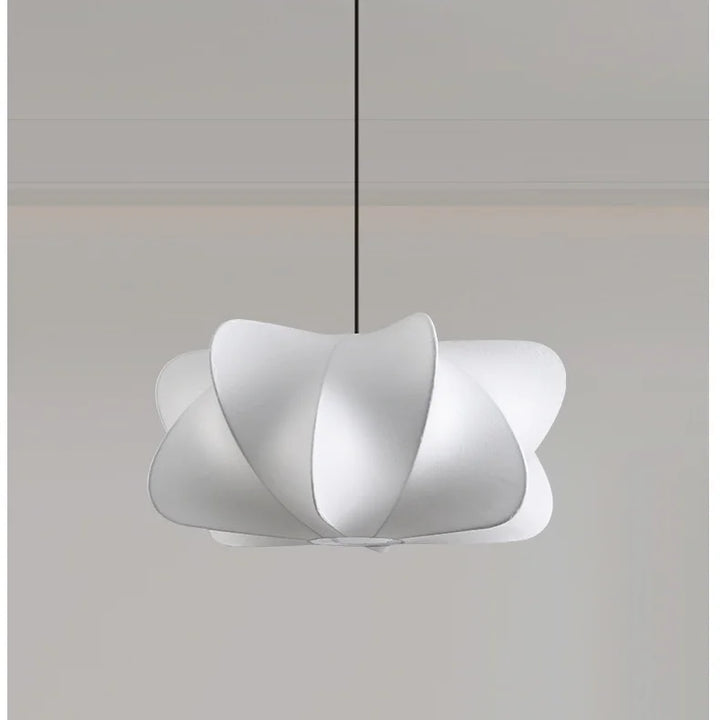 Wabi Sabi Silk LED Pendant Light – Japanese Style Lamp