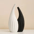 Abstract Couple Ceramic Vase Set – Modern Nordic Decor
