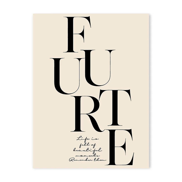 Abstract Beige Matisse Line Art Canvas for Modern Decor