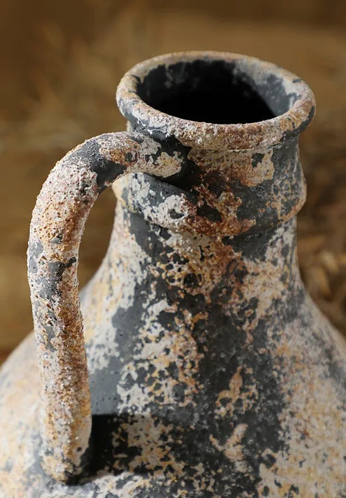 Earthenware Ceramic Vase – Nordic Wabi Sabi Decor