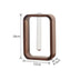 Rectangular Solid Wood Hydroponic Vase – Retro Glass Planter for Living Room, Tea Room & Dining Table Flower Arrangements