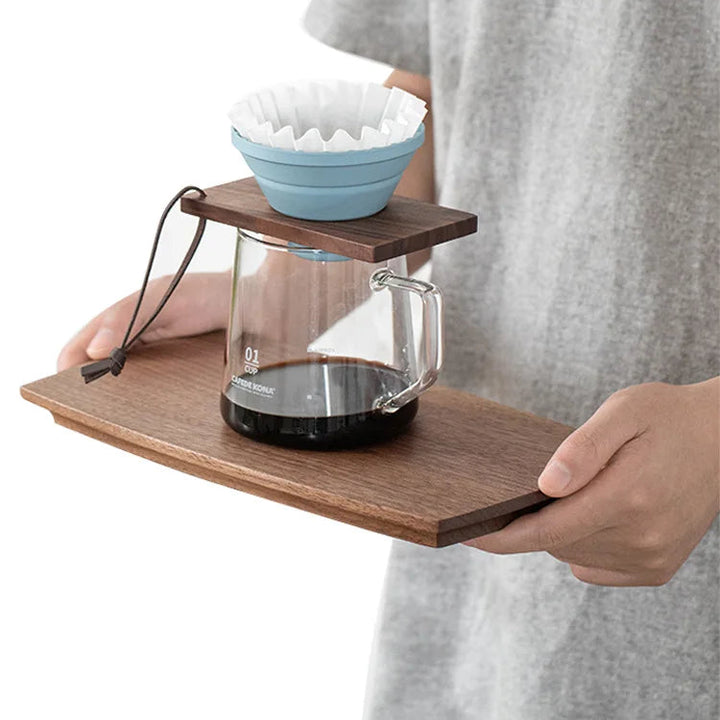 Wooden Tea Tray – Japanese Style Solid Wood Coffee & Snack Tray