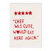 Red Heart Kitchen Quote Poster – Minimalist Nordic Canvas Print for Cooking Area, Dining Room & Restaurant Wall Art Decor