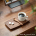 Wooden Tea Tray – Japanese Style Solid Wood Coffee & Snack Tray