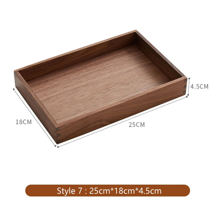 Solid Wood Organizer Box – Desk & Coffee Table Storage Tray