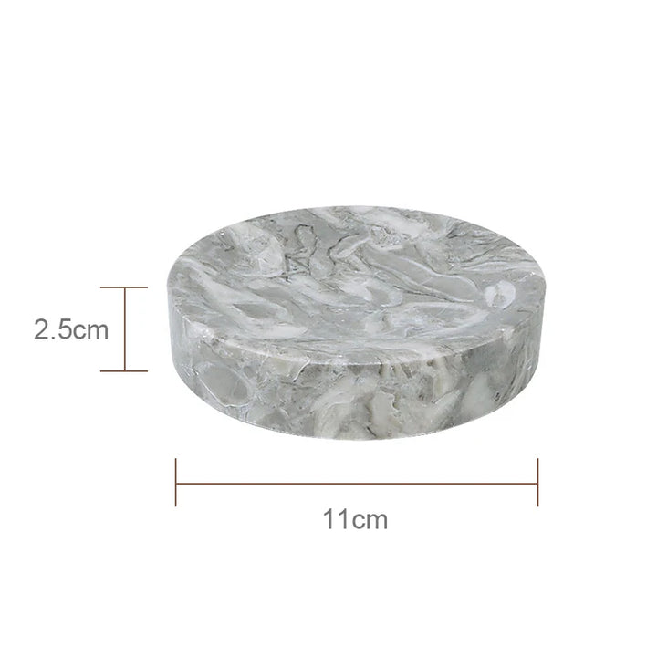 Pitaya Marble Bathroom Set – Luxury Soap Dispenser & Organizer