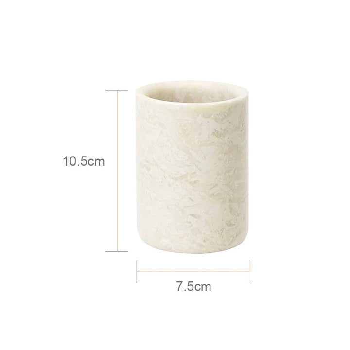 Crema Nuova Marble Bathroom Accessories Set