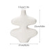 Scandinavian White Ceramic Vase – Minimalist Home & Wedding Decoration for Desk, Bedroom, and Office