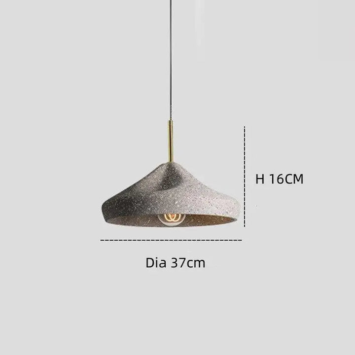 Nordic Industrial Cement Pendant Lamp – LED Chandelier