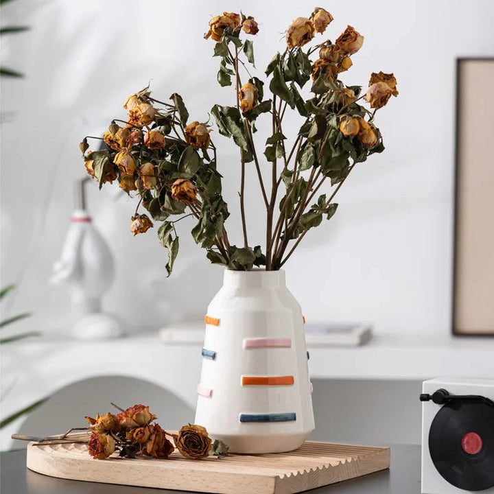 Simple Ceramic Vase – Elegant Boho Centerpiece