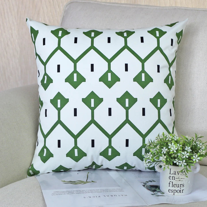 Waterproof Geometric Outdoor Pillow Cover
