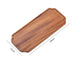 Japanese Walnut Wood Cloud Plate – Square Wooden Tray for Snacks, Fruits, or Breakfast | Minimalist Decorative Serving Platter for Dining & Living Room