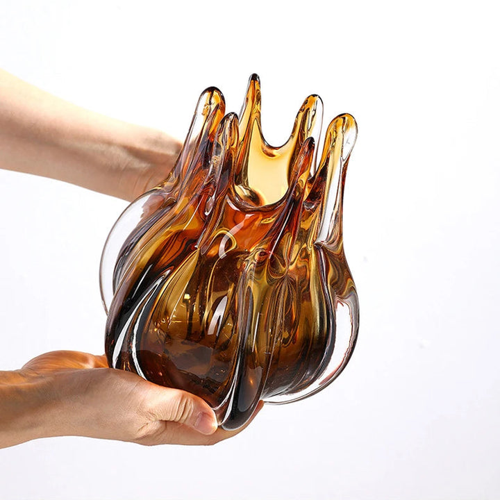 Creative Bud Glass Vase – Modern Transparent Flower Pot