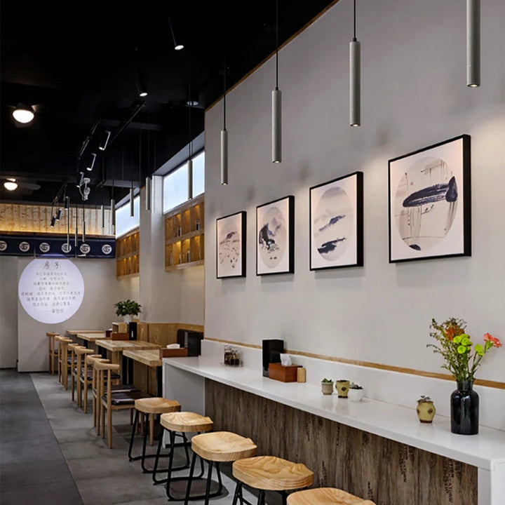 Industrial Waterstone LED Pendant Light – Modern Dining & Kitchen Lamp