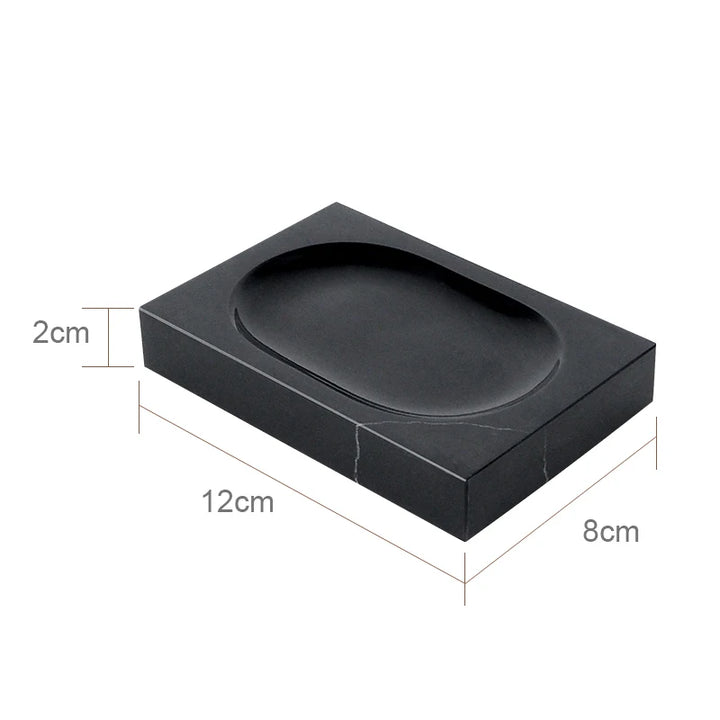 Black Nero Marquina Marble Bathroom Set – Luxury Accessories