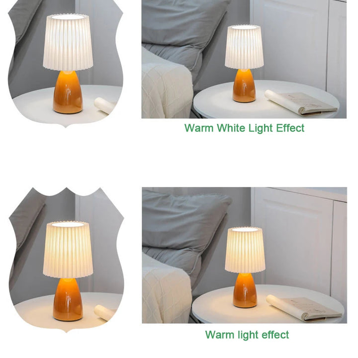 Ceramic Milkshake LED Night Lamp – Soft Bedside Light