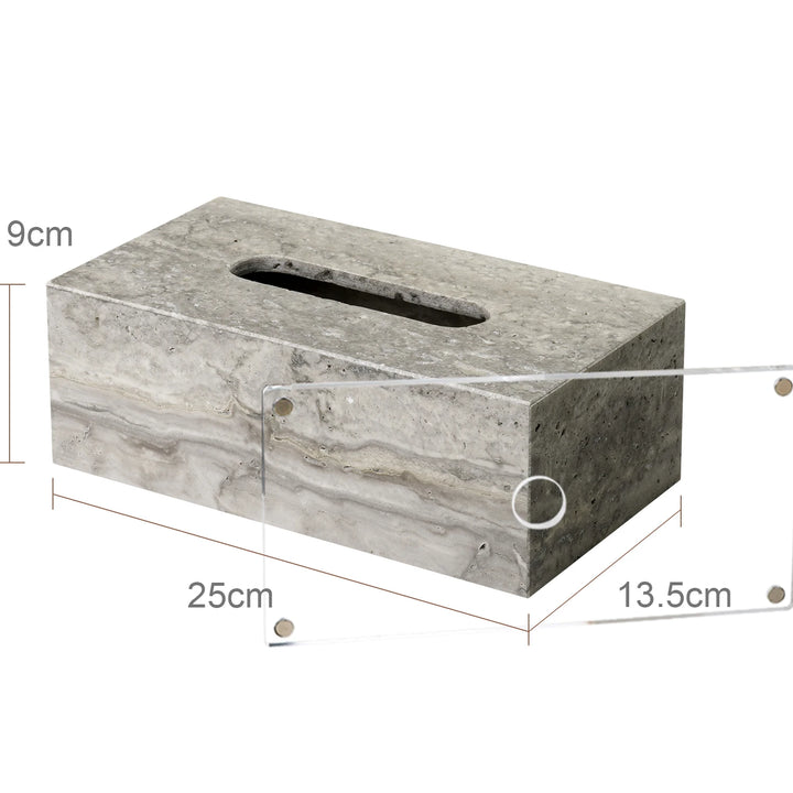 Grigio Travertine Bathroom Set – Natural Marble Accessories