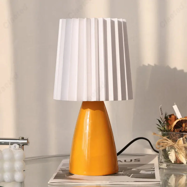 Ceramic Milkshake Night Lamp – Modern Bedside Table Light for Bedroom, Coffee Table & Dining Room Décor