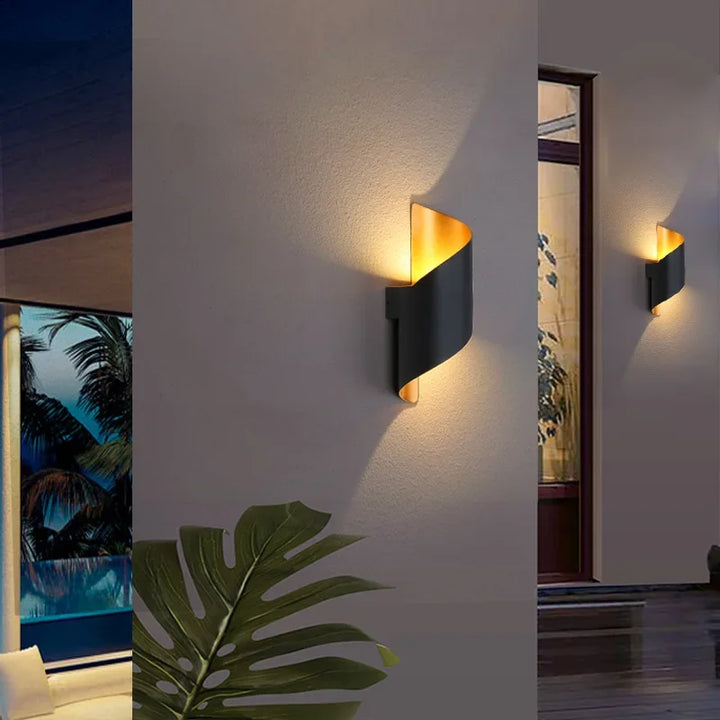 Modern Nordic LED Wall Lamp – 10W Waterproof Indoor & Outdoor Up & Down Sconce Light