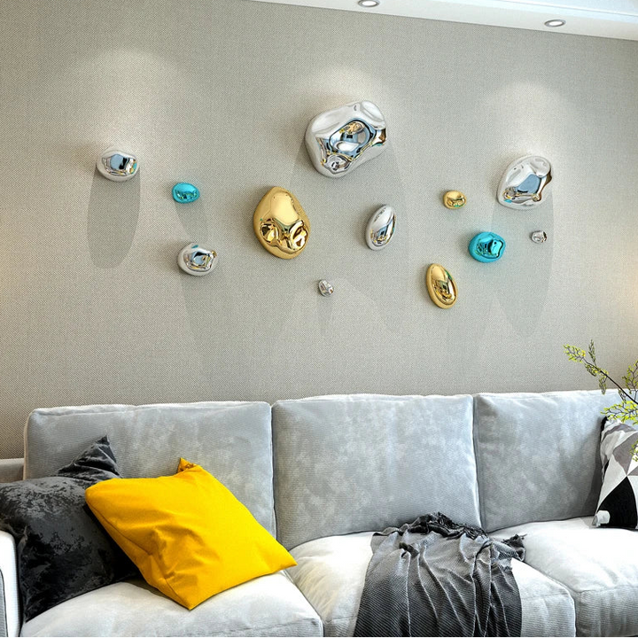 Stereoscopic Stone Wall Hanging – Modern 3D Decor