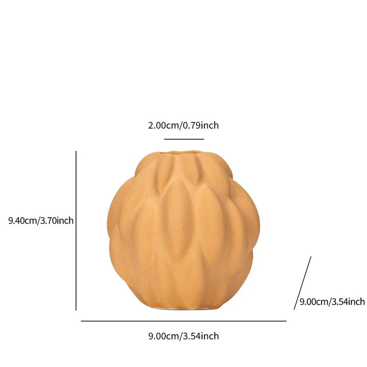 Morandi Ceramic Bud Vase – Modern Tabletop Floral Decor