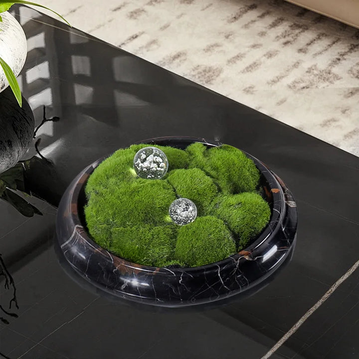 Natural Marble Decorative Tray – Coffee Table Accent