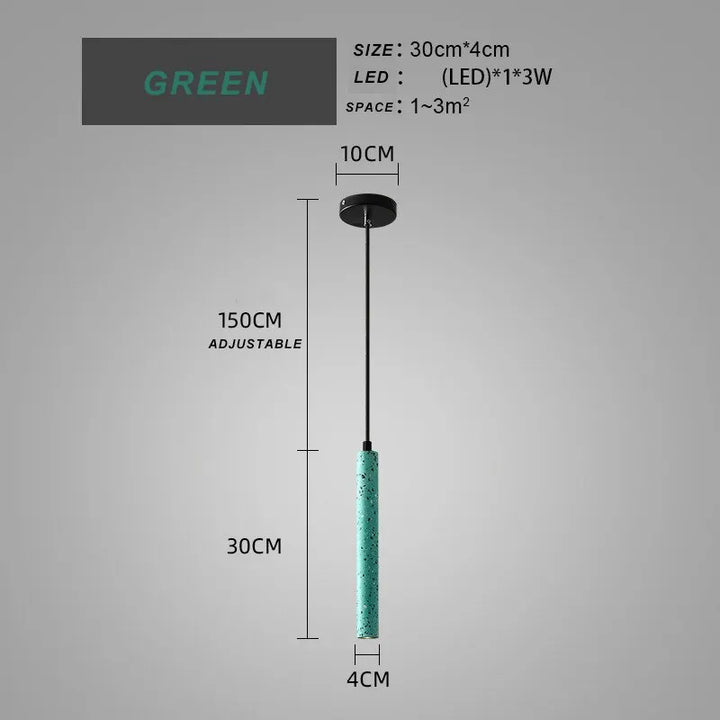 Industrial Waterstone LED Pendant Light – Modern Dining & Kitchen Lamp