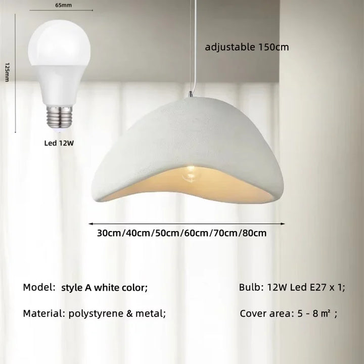 Nordic Wabi Sabi LED Pendant Light – Bar & Restaurant