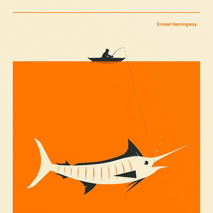 Minimalist Classic Book Cover Poster – Moby-Dick & Alice in Wonderland Canvas Wall Art | Literary Home Decor Print