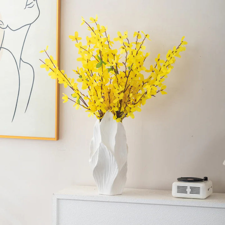 Large Nordic Ceramic Vase – Scandinavian Tabletop Decor