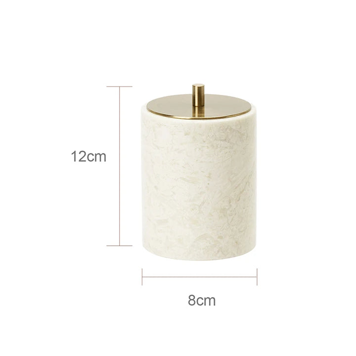 Crema Nuova Marble Bathroom Accessories Set