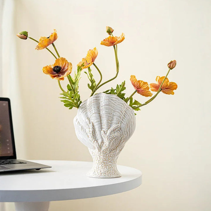 Modern Nordic Ceramic Vase – Boho Home Table Decor