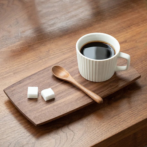 Wooden Tea Tray – Japanese Style Solid Wood Coffee & Snack Tray